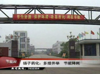 扬子药化:多措并举 节能降耗