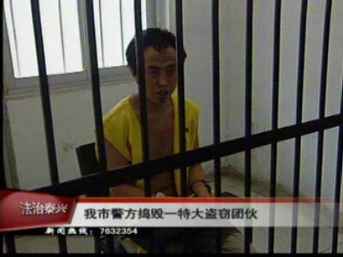 我市警方捣毁一特大盗窃团伙