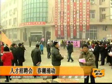我市人才招聘会春潮涌动_泰兴新闻_泰兴网