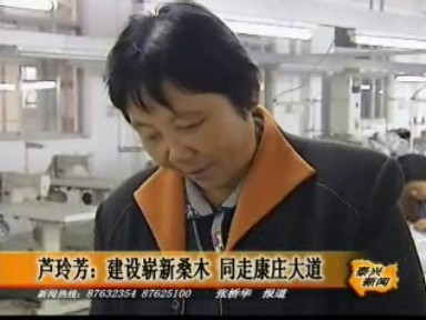 芦玲芳:建设崭新桑木 同走康庄大道