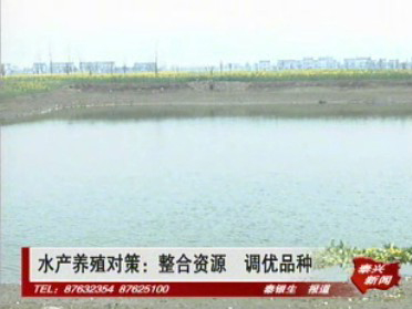 水产养殖对策:整合资源 调优品种
