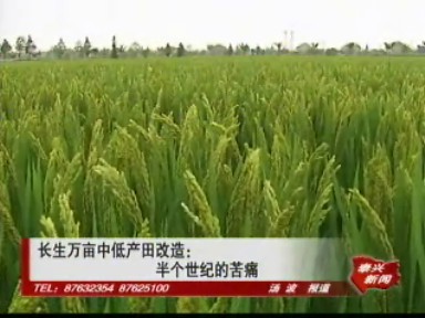 《改革开放三十年》专栏——长生乡万亩中低产田改造