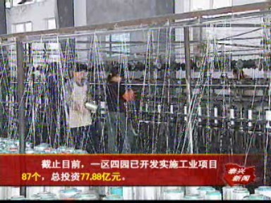 一区四园:强化项目推进 克难求进促增长